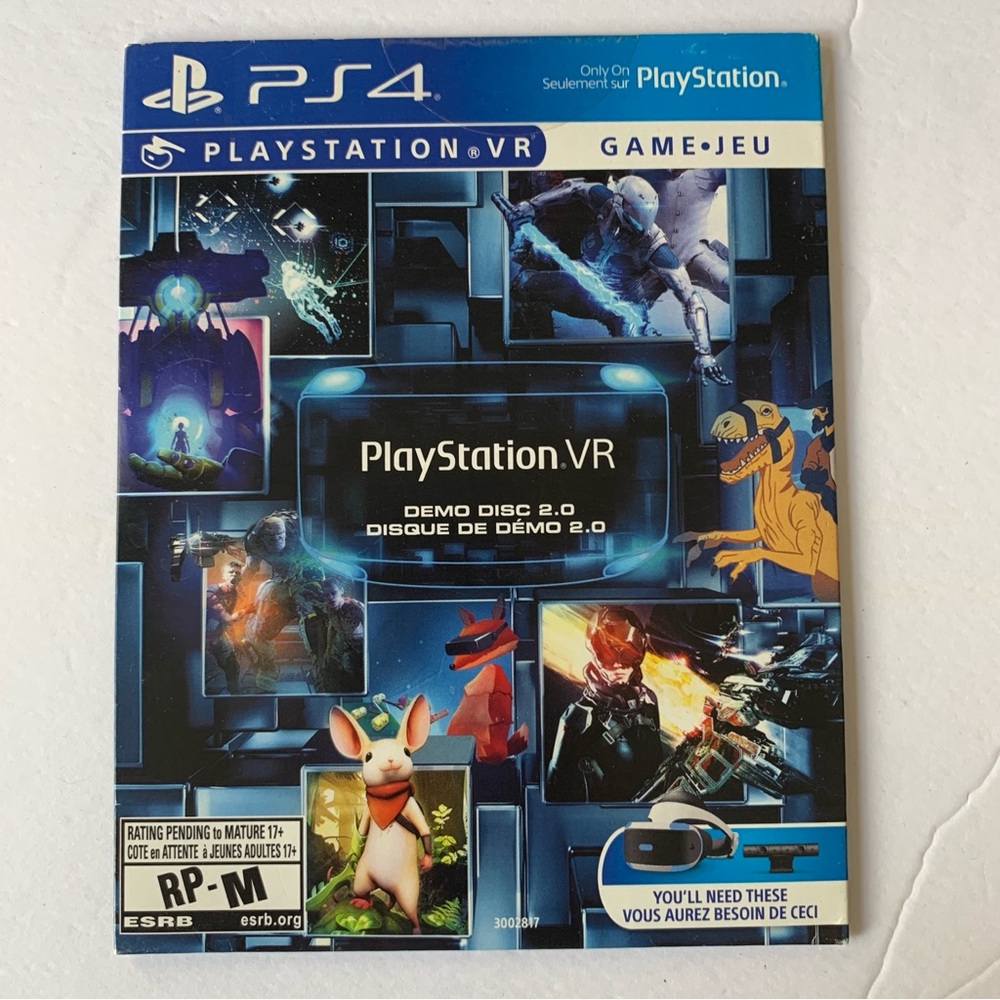💚 Sony PlayStation VR Demo Disc 2.0 - a PS4 PlayStation 4